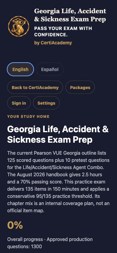Your study home — Georgia