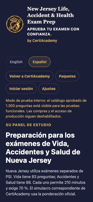 Su panel de estudio — Nueva Jersey