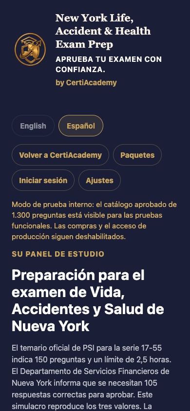 Su panel de estudio — Nueva York