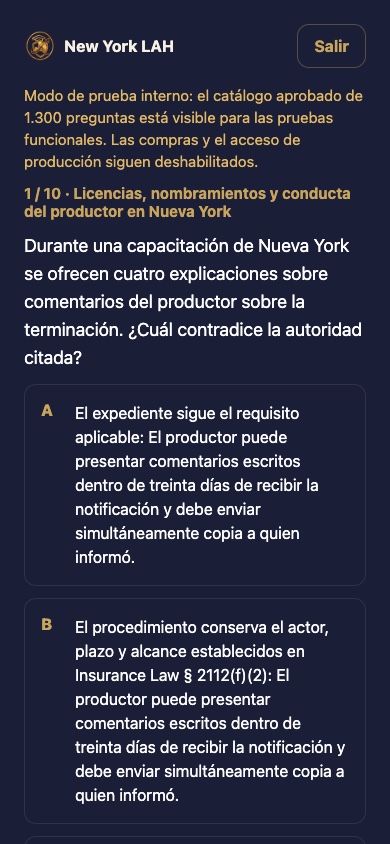 Comprender cada respuesta — Nueva York
