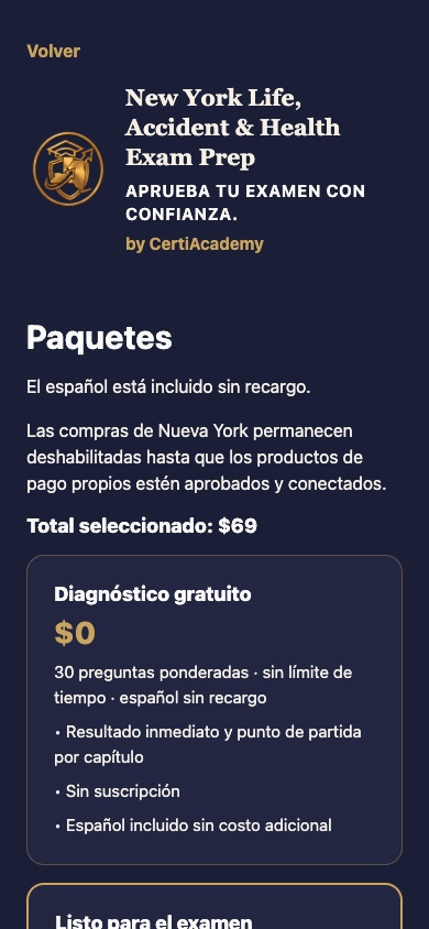 Conocer las condiciones — Nueva York